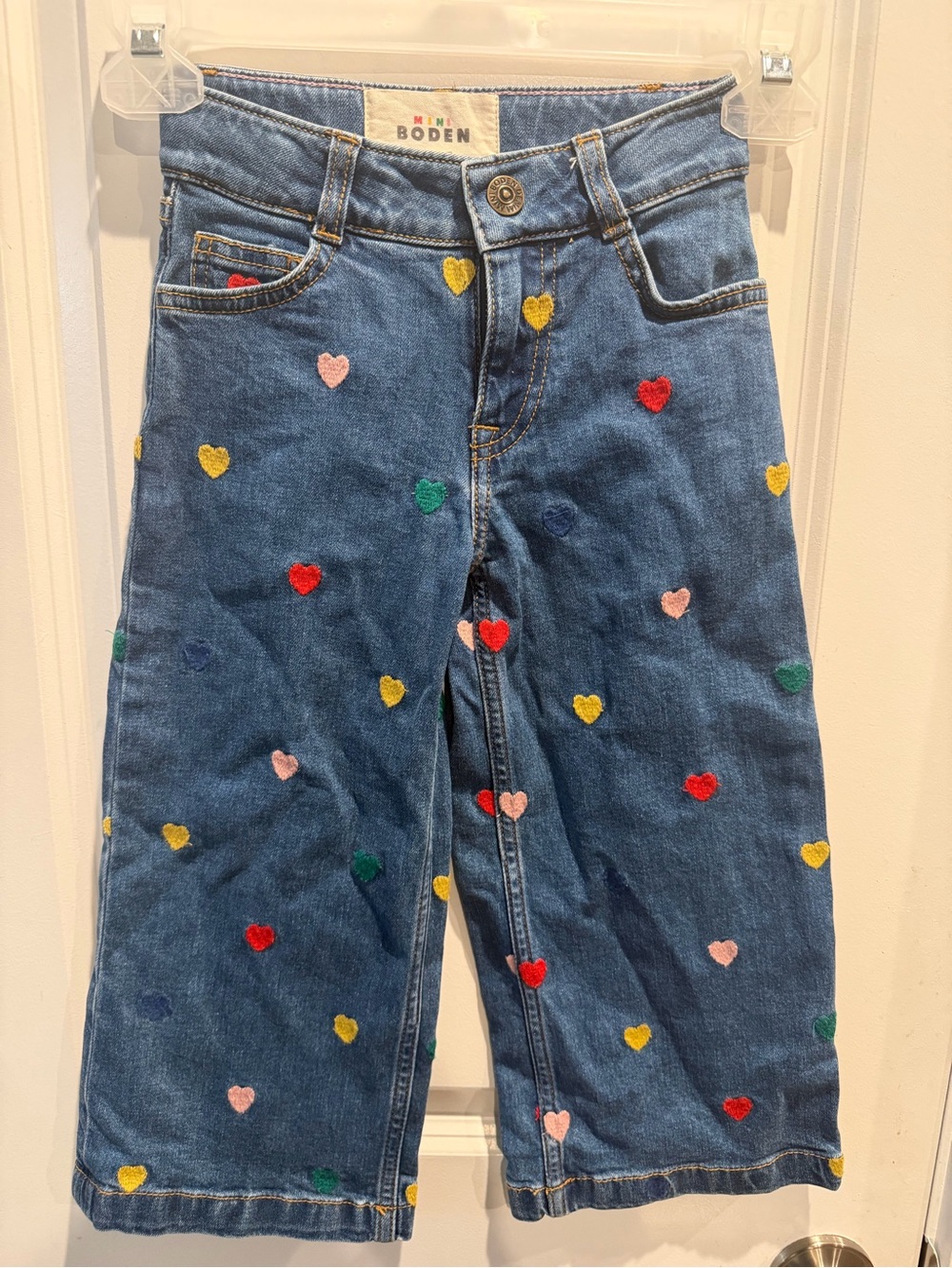 Mini Boden girls jeans Size 3-4Y